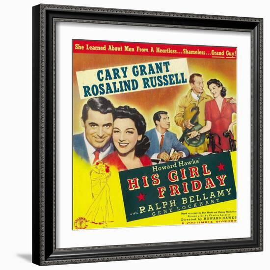 His Girl Friday-null-Framed Art Print