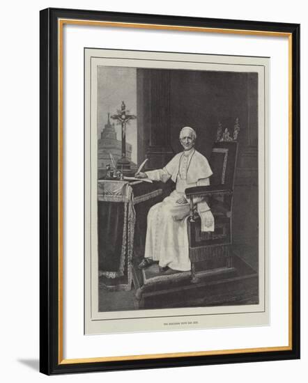 His Holiness Pope Leo XIII-null-Framed Giclee Print