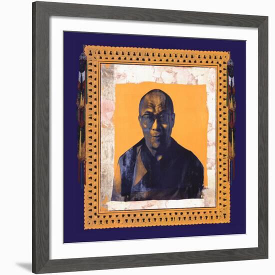 His Holiness the Dalai Lama I-Hedy Klineman-Framed Art Print