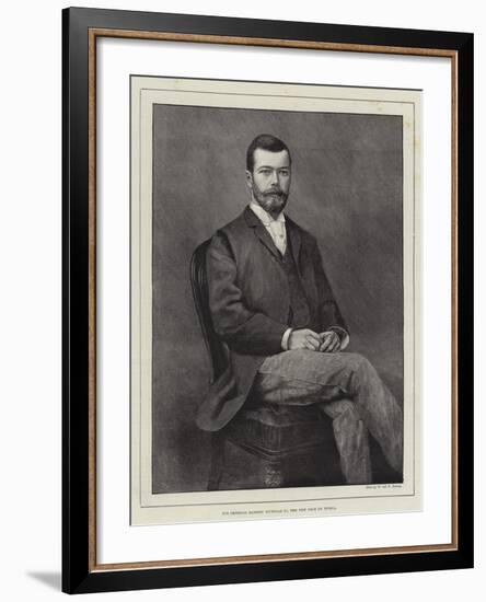 His Imperial Majesty Nicholas II, the New Czar of Russia-null-Framed Giclee Print