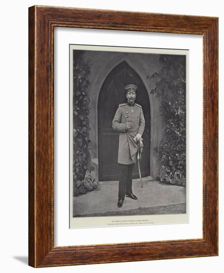 His Imperial Majesty Wilhelm Ii, German Emperor-null-Framed Giclee Print