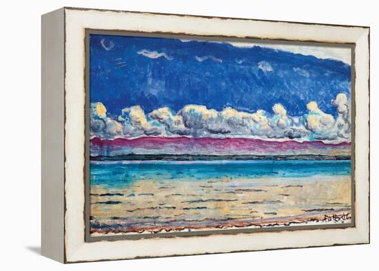 His Lake-Ferdinand Hodler-Framed Stretched Canvas