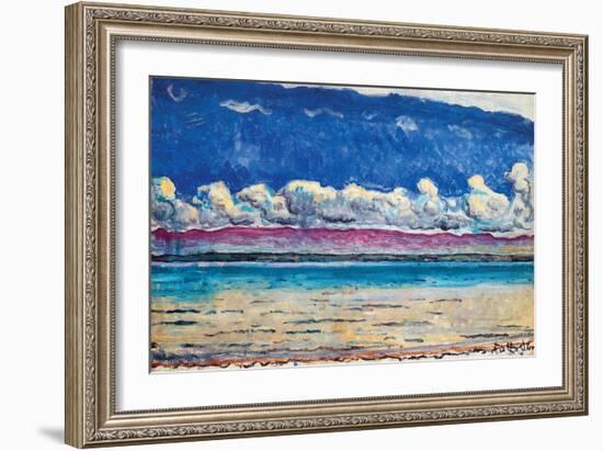 His Lake-Ferdinand Hodler-Framed Art Print