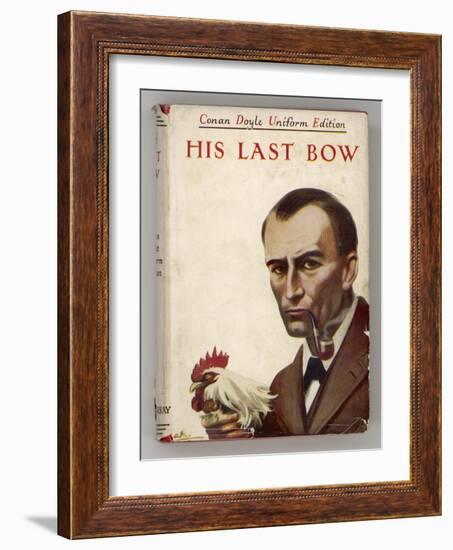 His Last Bow Holmes is Employed by the Government to Foil the German Spy Von Bork-Edwin Austin Abbey-Framed Art Print