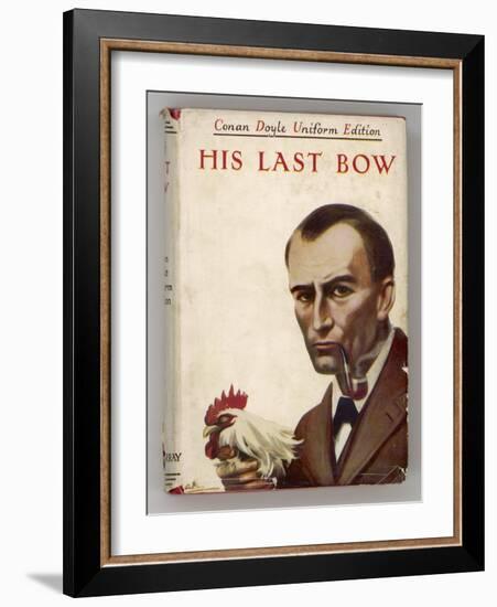 His Last Bow Holmes is Employed by the Government to Foil the German Spy Von Bork-Edwin Austin Abbey-Framed Art Print