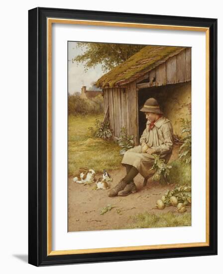 His Last Investment-Charles Edward Wilson-Framed Giclee Print