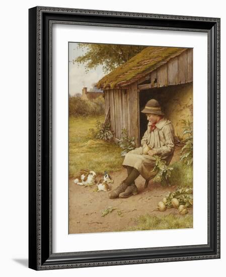 His Last Investment-Charles Edward Wilson-Framed Giclee Print