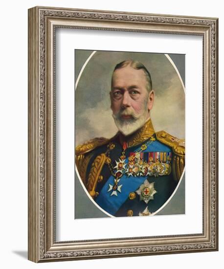 'His Late Majesty King George V', 1936-Unknown-Framed Giclee Print