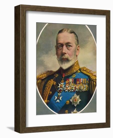 'His Late Majesty King George V', 1936-Unknown-Framed Giclee Print