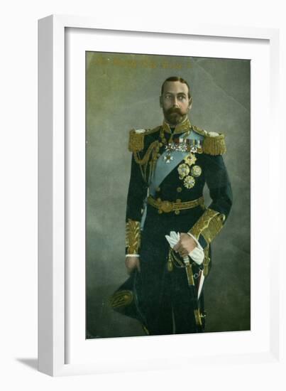 His Majesty King George V-null-Framed Giclee Print