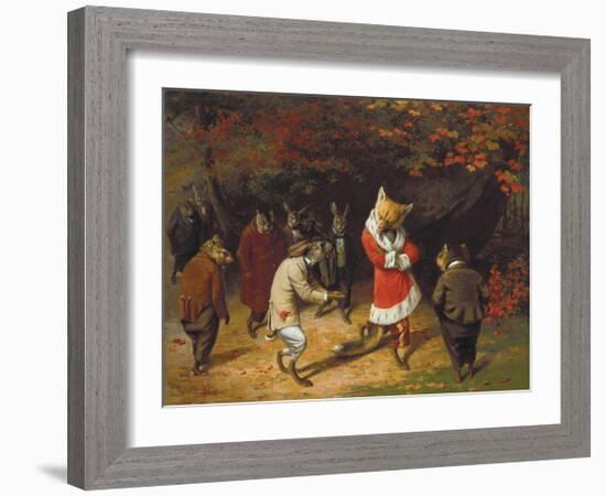 His Majesty Receives, 1885-William Holbrook Beard-Framed Premium Giclee Print