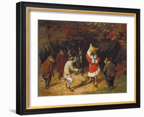 His Majesty Receives, 1885-William Holbrook Beard-Framed Premium Giclee Print