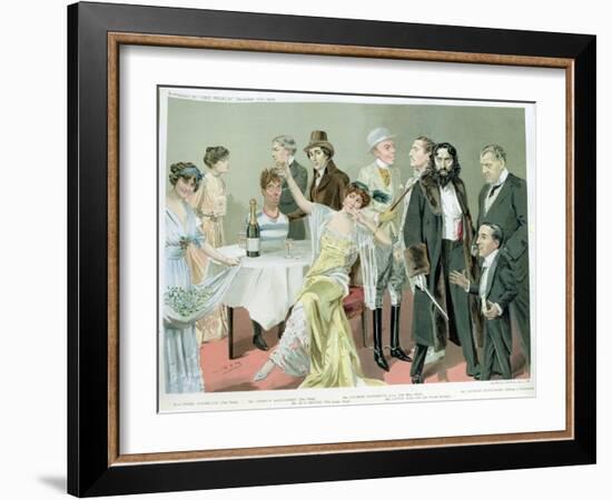 His Majesty's Servants, a 'Spy' Cartoon from the Supplement to 'The World', 21st December 1909-Sir Leslie Ward-Framed Giclee Print