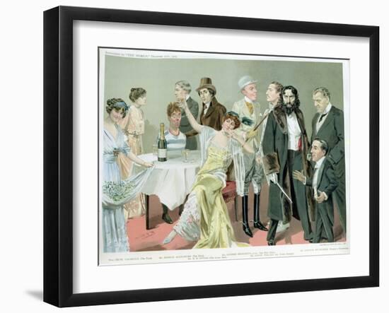 His Majesty's Servants, a 'Spy' Cartoon from the Supplement to 'The World', 21st December 1909-Sir Leslie Ward-Framed Giclee Print