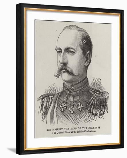 His Majesty the King of the Hellenes-null-Framed Giclee Print