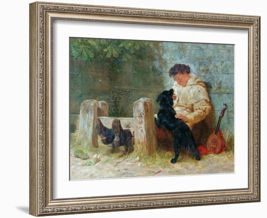 His Only Friend, 1875-John Charles Dollman-Framed Giclee Print