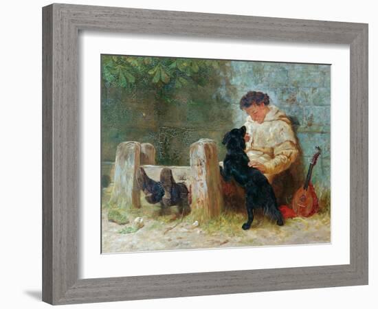 His Only Friend, 1875-John Charles Dollman-Framed Giclee Print