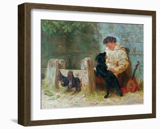 His Only Friend, 1875-John Charles Dollman-Framed Giclee Print