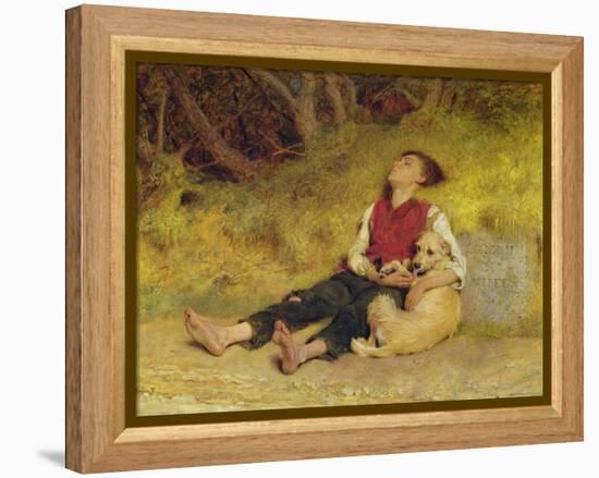 His Only Friend-Briton Rivière-Framed Premier Image Canvas