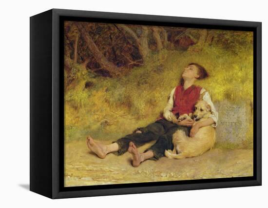 His Only Friend-Briton Rivière-Framed Premier Image Canvas