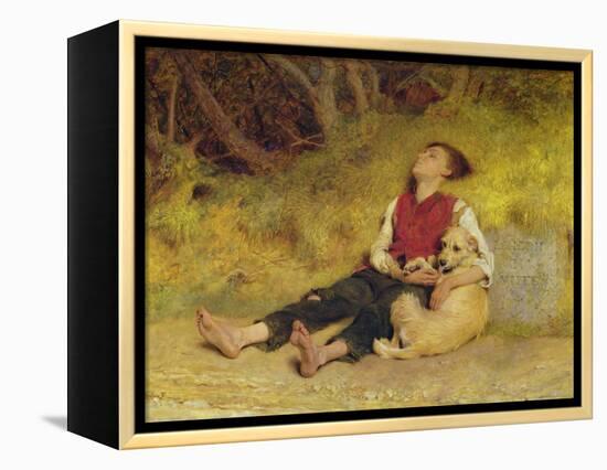 His Only Friend-Briton Rivière-Framed Premier Image Canvas