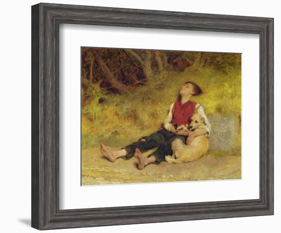 His Only Friend-Briton Rivière-Framed Giclee Print