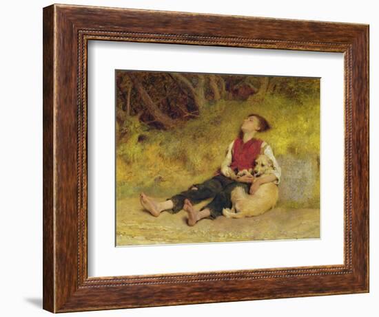 His Only Friend-Briton Rivière-Framed Giclee Print