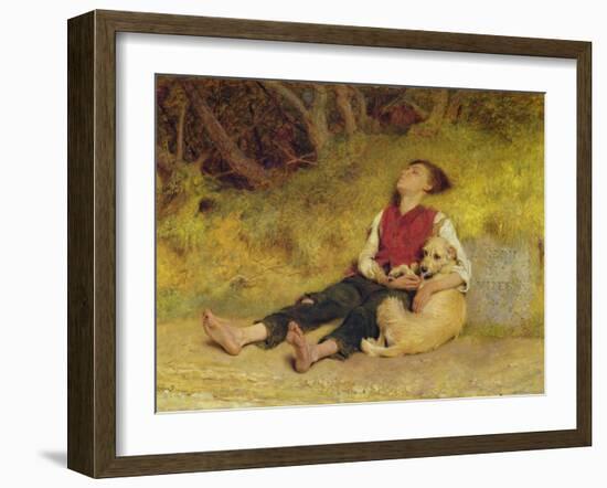 His Only Friend-Briton Rivière-Framed Giclee Print