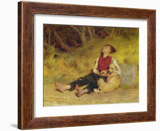 His Only Friend-Briton Rivière-Framed Giclee Print