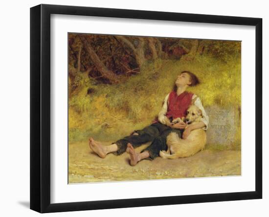 His Only Friend-Briton Rivière-Framed Giclee Print