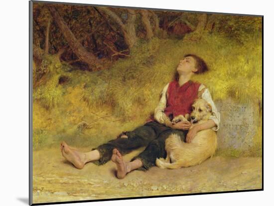 His Only Friend-Briton Rivière-Mounted Giclee Print