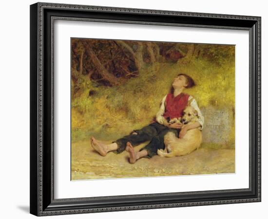 His Only Friend-Briton Rivière-Framed Giclee Print