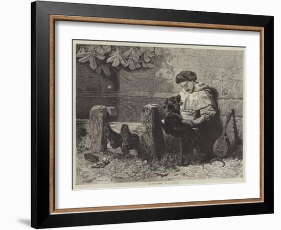 His Only Friend-John Charles Dollman-Framed Giclee Print