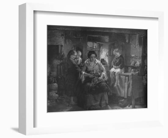 His Only Pair, 1860, (1917)-Thomas Faed-Framed Giclee Print