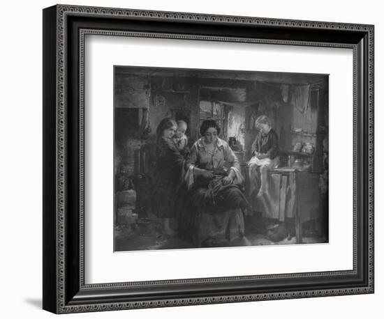 His Only Pair, 1860, (1917)-Thomas Faed-Framed Giclee Print