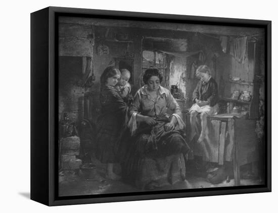 His Only Pair, 1860, (1917)-Thomas Faed-Framed Premier Image Canvas