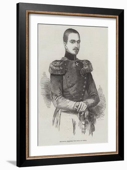 His Royal Highness the Duke of Genoa-null-Framed Giclee Print