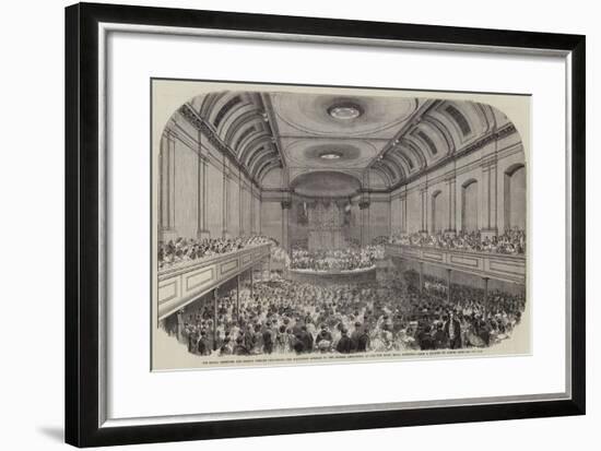 His Royal Highness the Prince Consort Delivering the Inaugural Address to the British Association a-Samuel Read-Framed Giclee Print