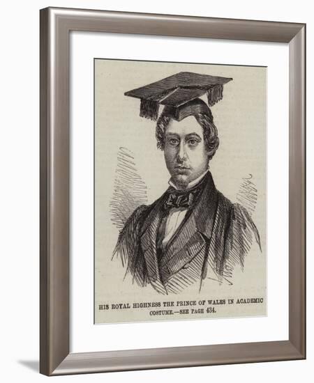 His Royal Highness the Prince of Wales in Academic Costume-null-Framed Giclee Print