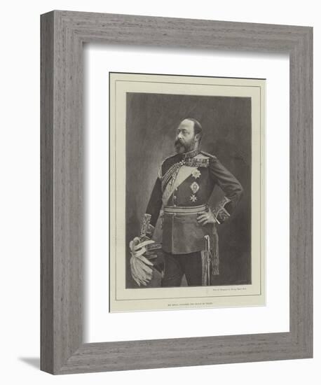 His Royal Highness the Prince of Wales-null-Framed Giclee Print