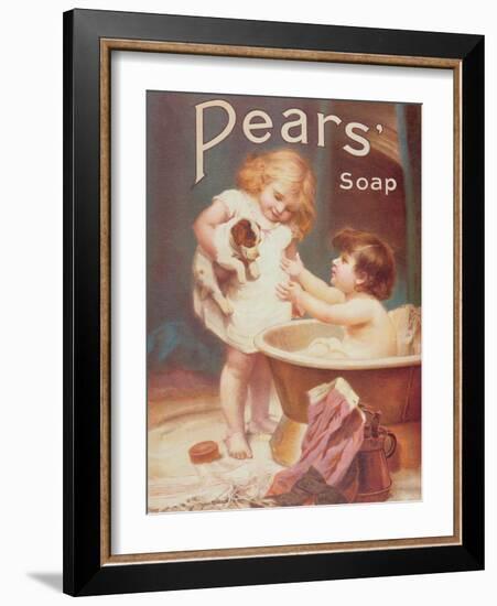 His Turn Next, from the Pears Annual-Emile Munier-Framed Giclee Print