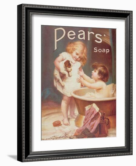 His Turn Next, from the Pears Annual-Emile Munier-Framed Giclee Print