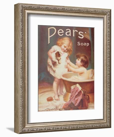 His Turn Next, from the Pears Annual-Emile Munier-Framed Giclee Print