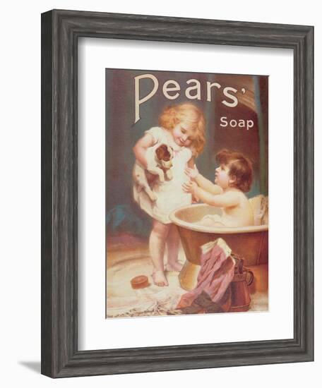 His Turn Next, from the Pears Annual-Emile Munier-Framed Giclee Print