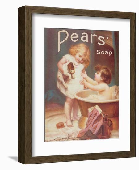 His Turn Next, from the Pears Annual-Emile Munier-Framed Giclee Print