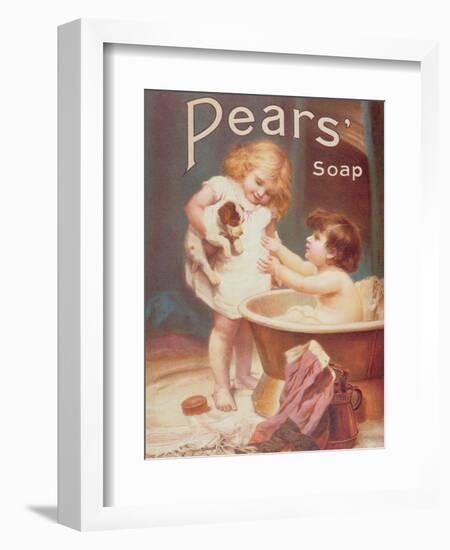 His Turn Next, from the Pears Annual-Emile Munier-Framed Giclee Print