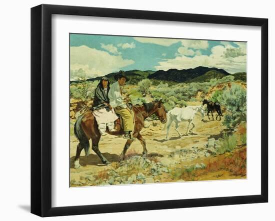 His Wealth-Walter Ufer-Framed Giclee Print