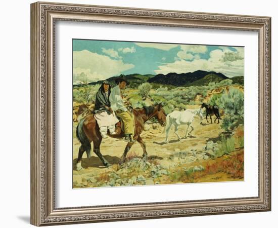 His Wealth-Walter Ufer-Framed Giclee Print