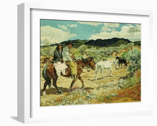 His Wealth-Walter Ufer-Framed Giclee Print