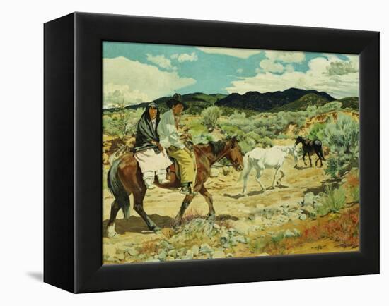 His Wealth-Walter Ufer-Framed Premier Image Canvas